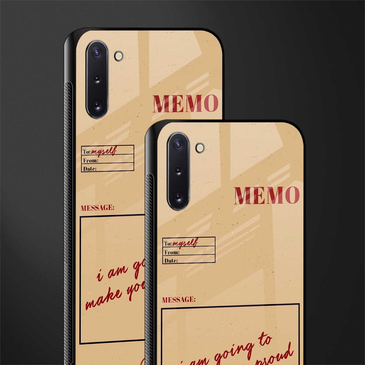 memo glass case for samsung galaxy note 10 image-2