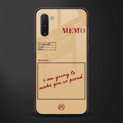 memo glass case for samsung galaxy note 10 image
