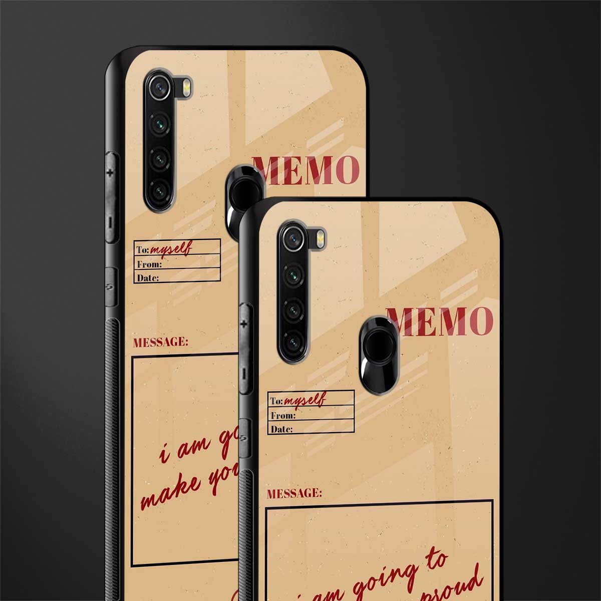 memo glass case for redmi note 8 image-2