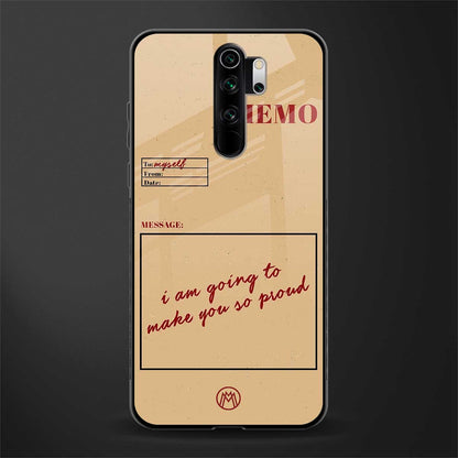 memo glass case for redmi note 8 pro image