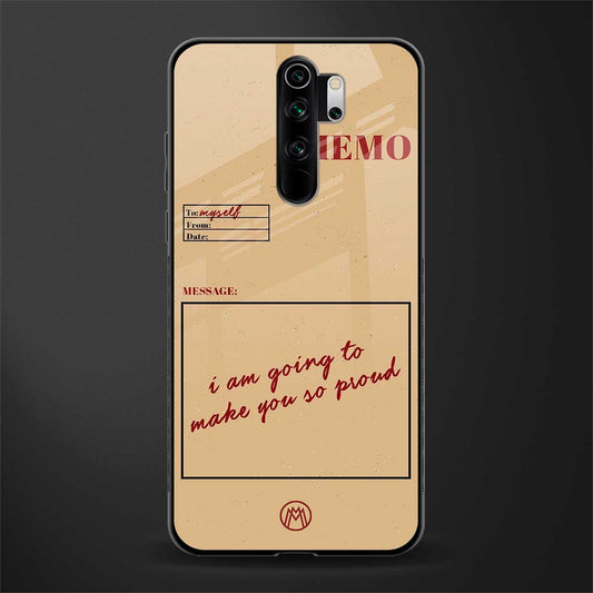 memo glass case for redmi note 8 pro image