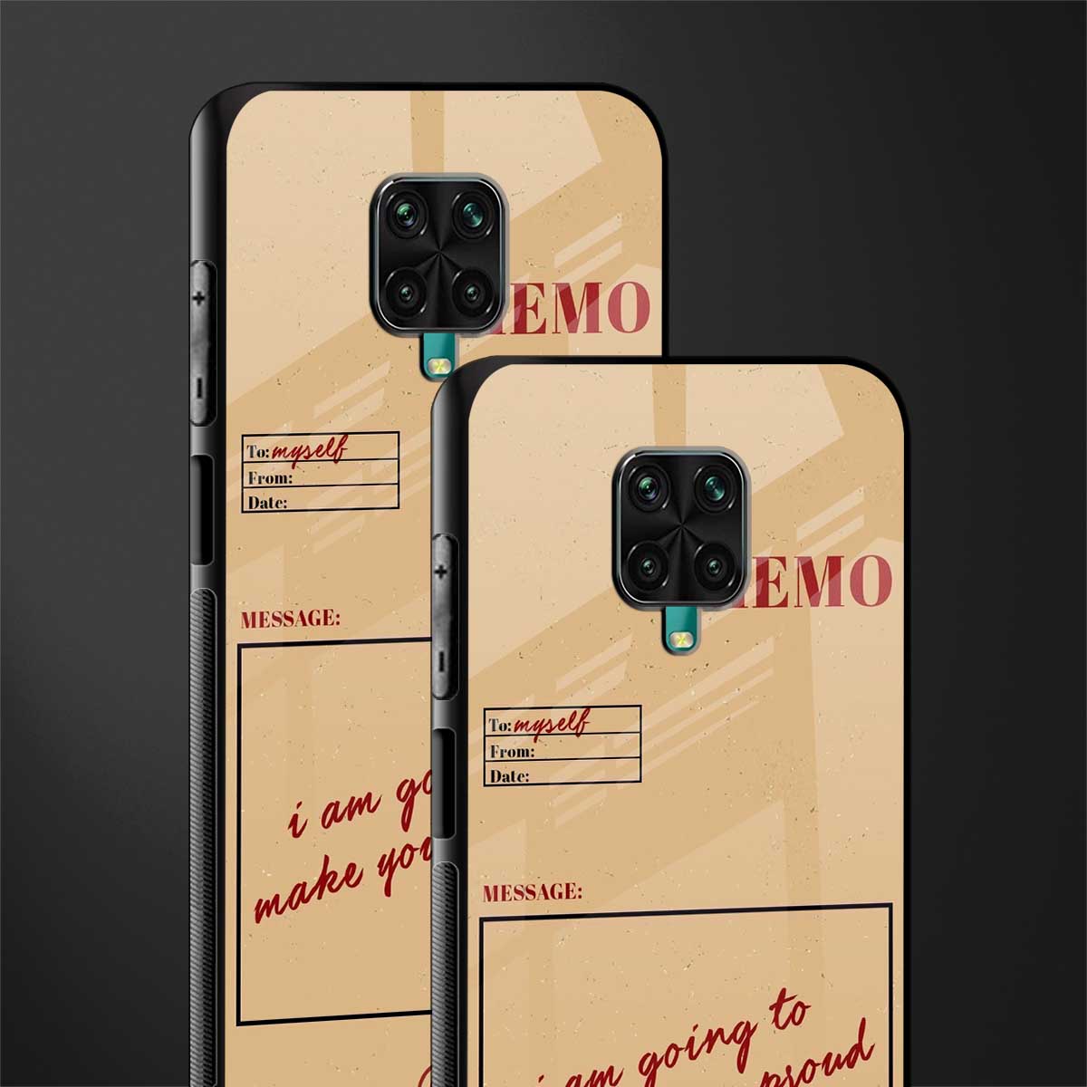 memo glass case for redmi note 9 pro max image-2