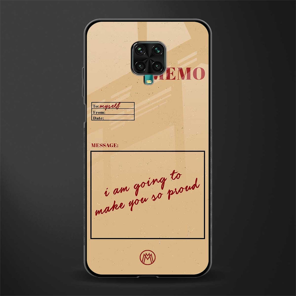memo glass case for redmi note 9 pro image