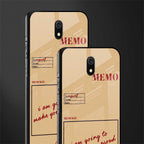 memo glass case for redmi 8a image-2