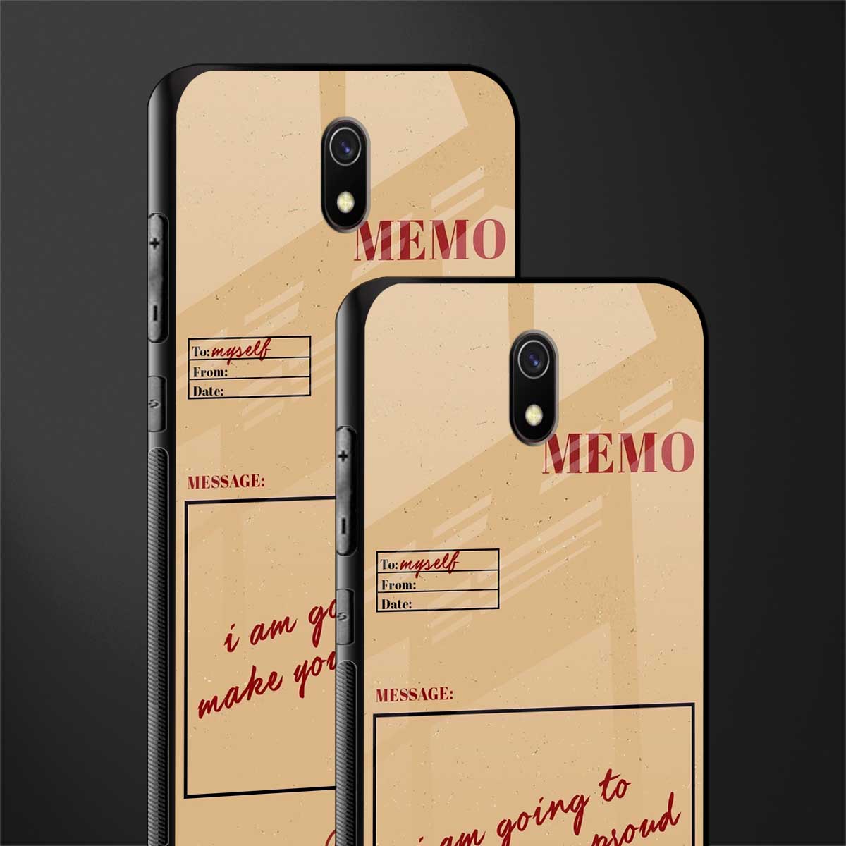 memo glass case for redmi 8a image-2