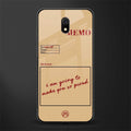 memo glass case for redmi 8a image