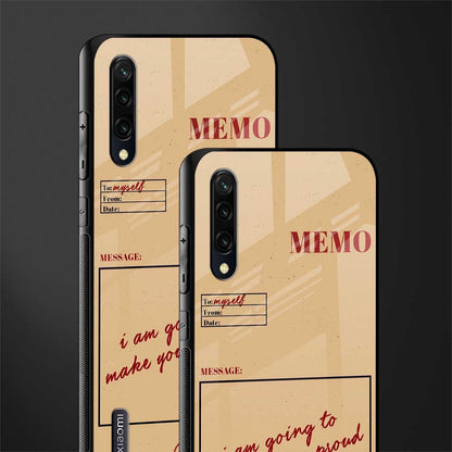 memo glass case for mi a3 redmi a3 image-2