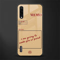 memo glass case for mi a3 redmi a3 image