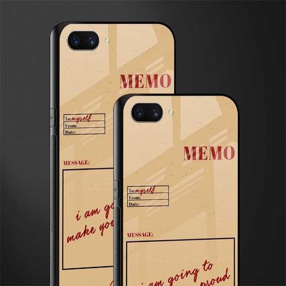 memo glass case for oppo a3s image-2