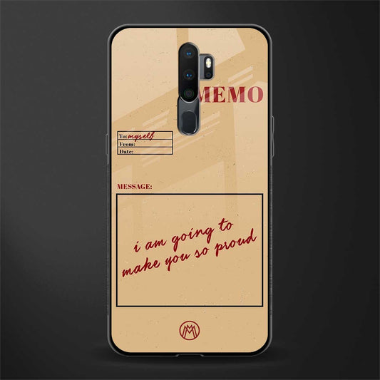 memo glass case for oppo a5 2020 image