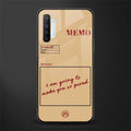 memo glass case for realme x2 image