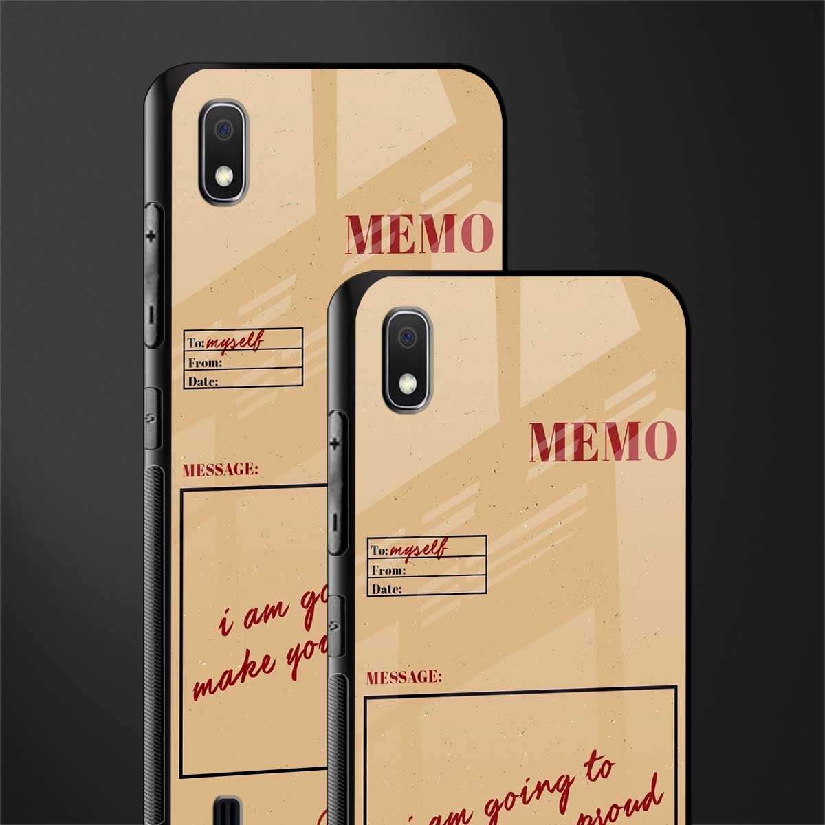 memo glass case for samsung galaxy a10 image-2