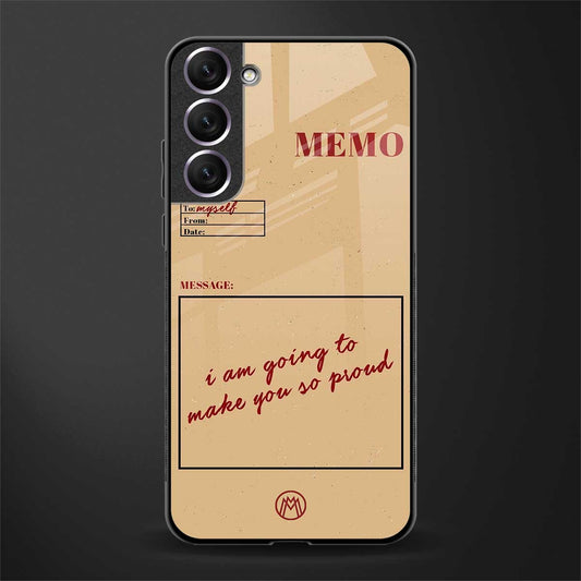 memo glass case for samsung galaxy s21 image