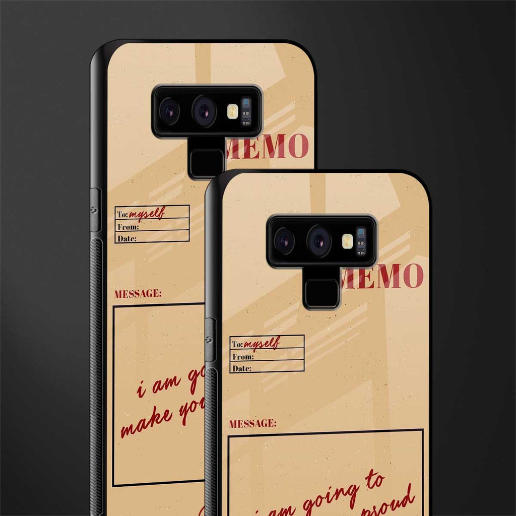 memo glass case for samsung galaxy note 9 image-2
