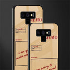 memo glass case for samsung galaxy note 9 image-2