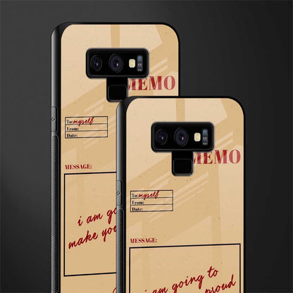 memo glass case for samsung galaxy note 9 image-2