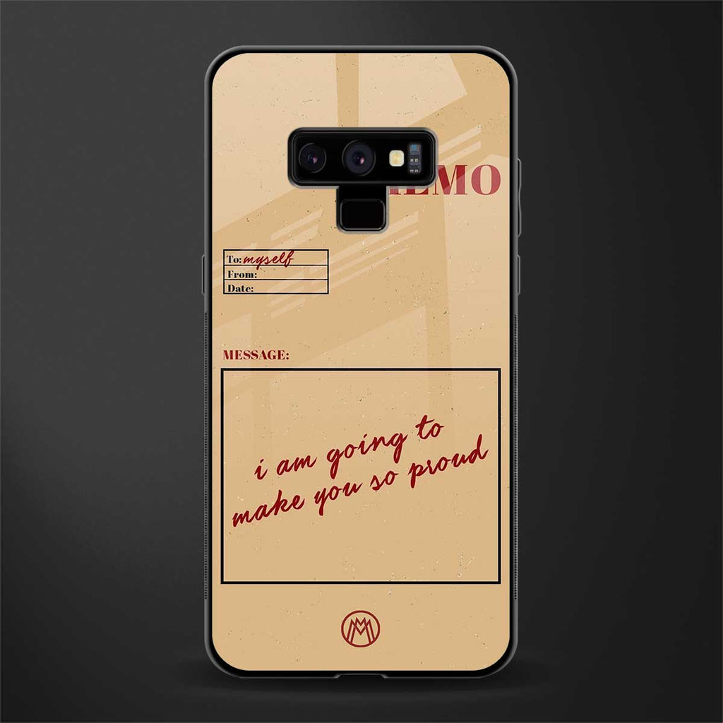 memo glass case for samsung galaxy note 9 image