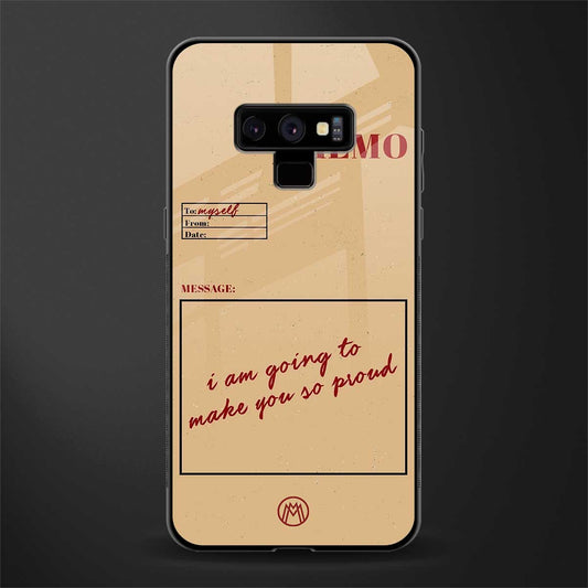 memo glass case for samsung galaxy note 9 image