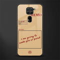 memo glass case for redmi note 9 image