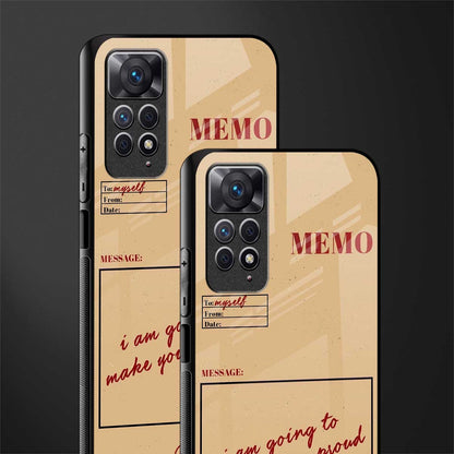 memo glass case for redmi note 11 pro image-2