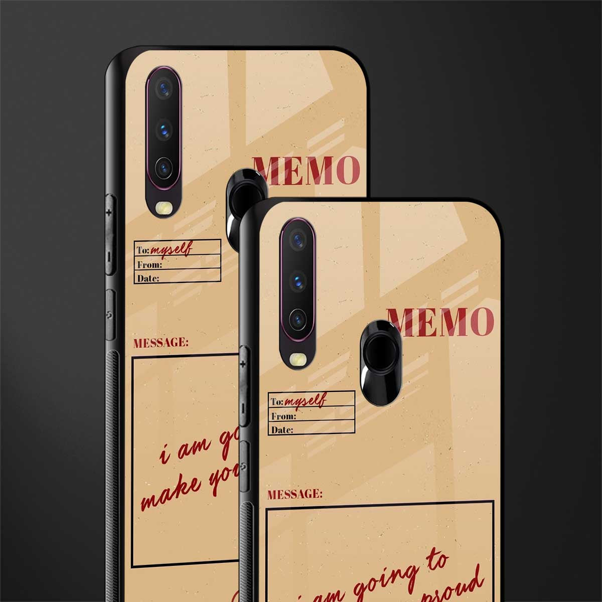 memo glass case for vivo y15 image-2