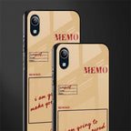 memo glass case for vivo y91i image-2