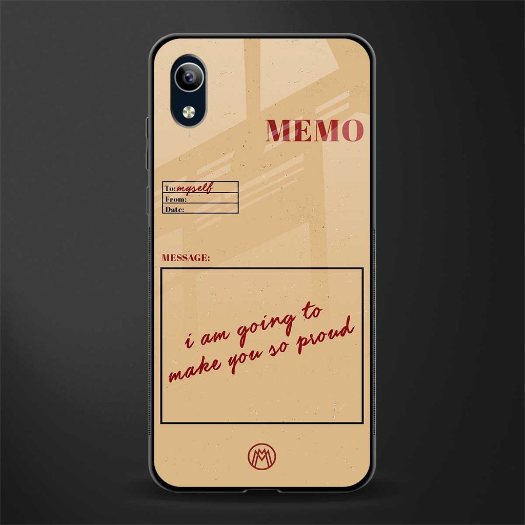 memo glass case for vivo y1s without fingerprint image