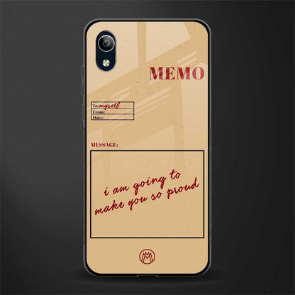 memo glass case for vivo y1s without fingerprint image