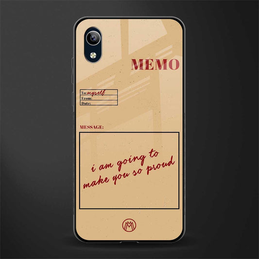 memo glass case for vivo y91i image