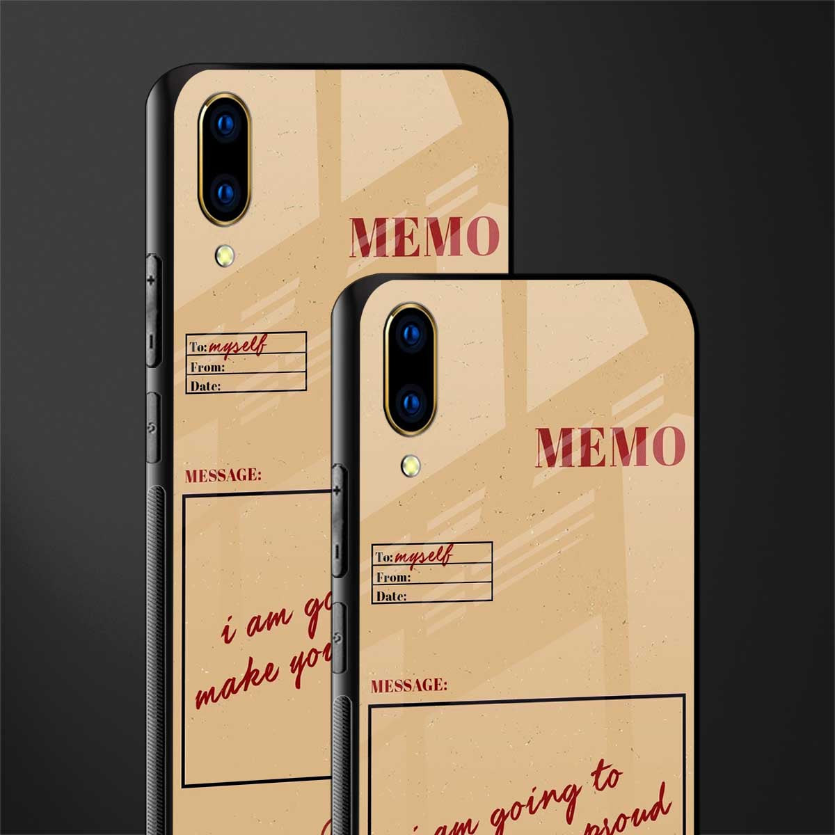 memo glass case for vivo v11 pro image-2