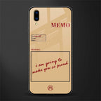 memo glass case for vivo v11 pro image