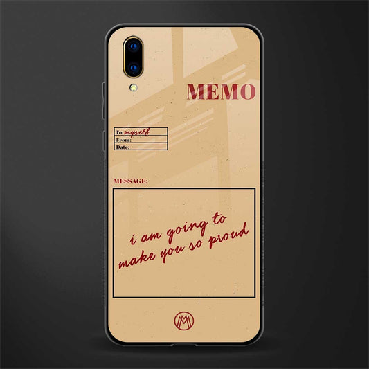 memo glass case for vivo v11 pro image
