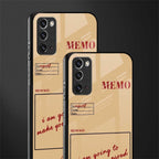 memo glass case for samsung galaxy note 20 image-2