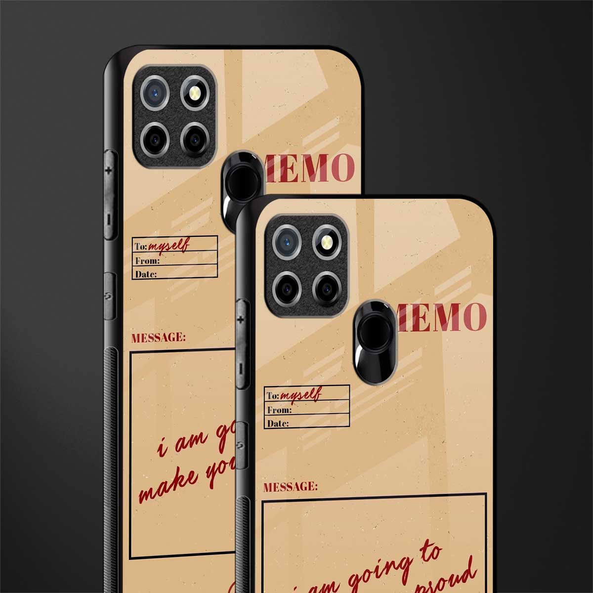 memo glass case for realme c25 realme c25s image-2