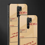 memo glass case for redmi 9 prime image-2