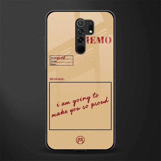 memo glass case for redmi 9 prime image