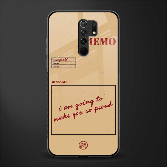 memo glass case for poco m2 image