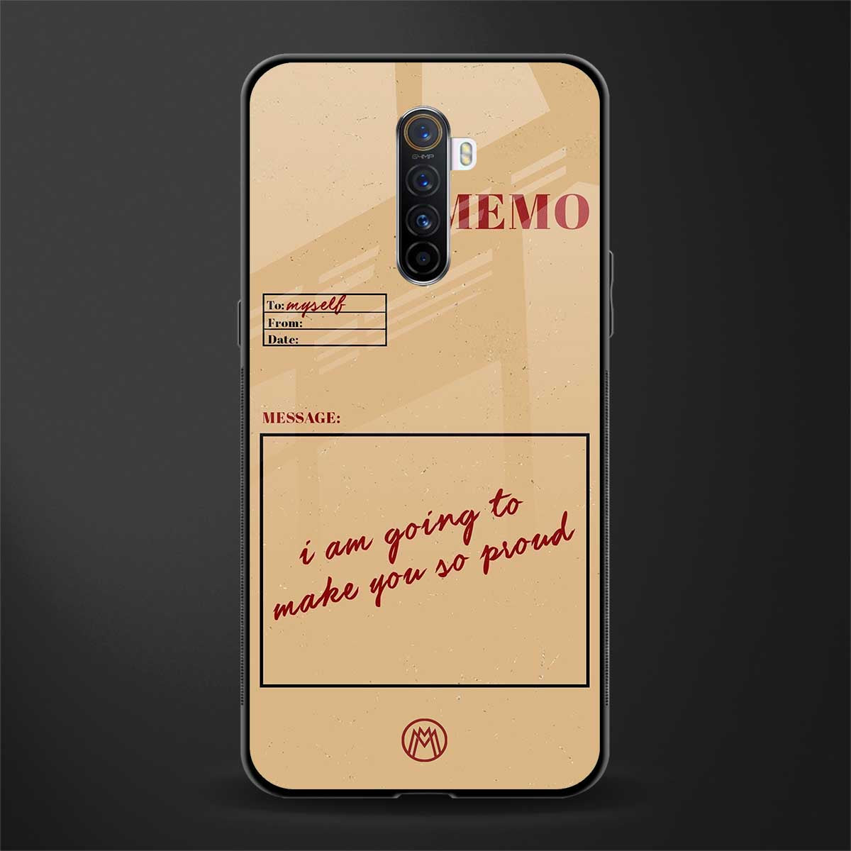 memo glass case for realme x2 pro image