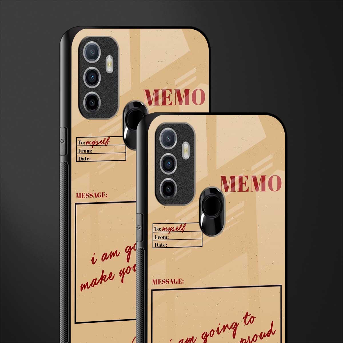 memo glass case for oppo a53 image-2