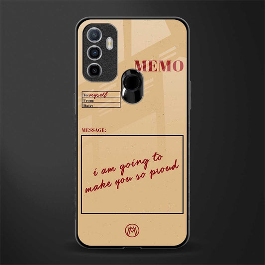 memo glass case for oppo a53 image