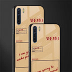 memo glass case for oppo f15 image-2