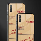memo glass case for redmi 9a image-2