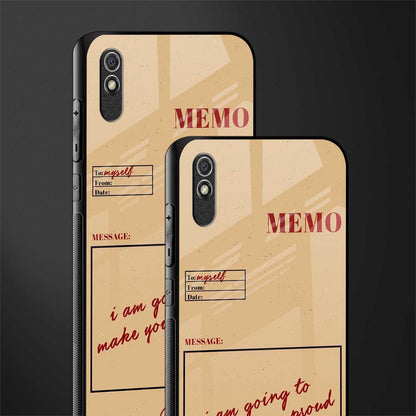 memo glass case for redmi 9a image-2