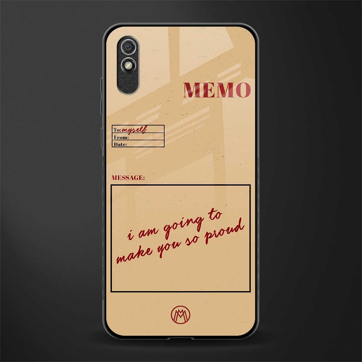 memo glass case for redmi 9i image