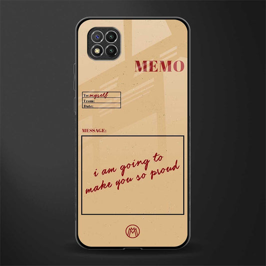 memo glass case for poco c3 image