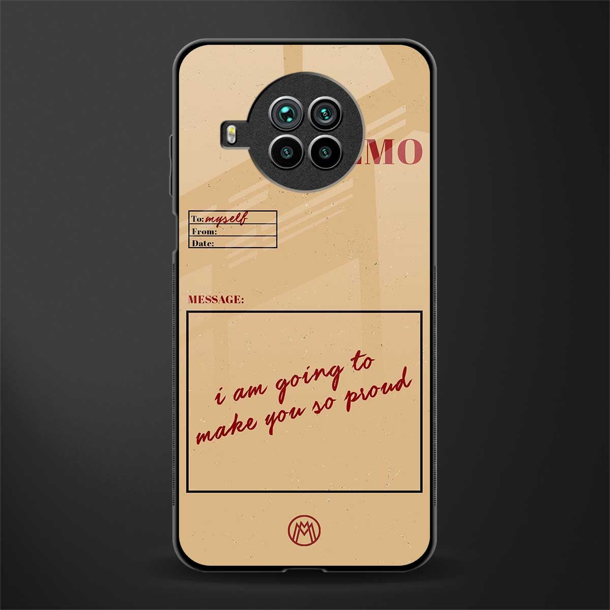 memo glass case for mi 10i image