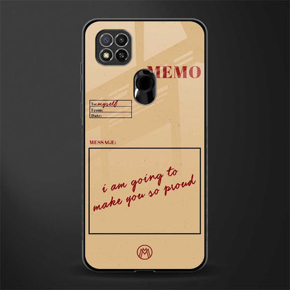 memo glass case for redmi 9c image