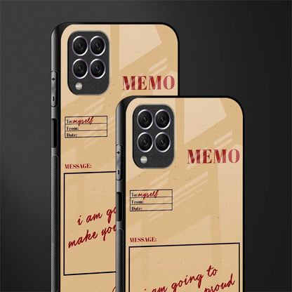 memo glass case for samsung galaxy f62 image-2