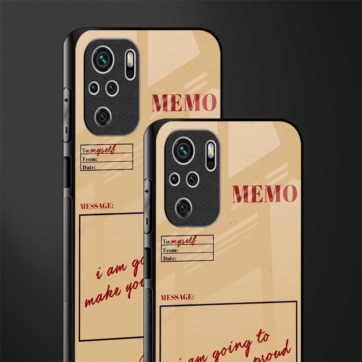 memo glass case for redmi note 10 image-2