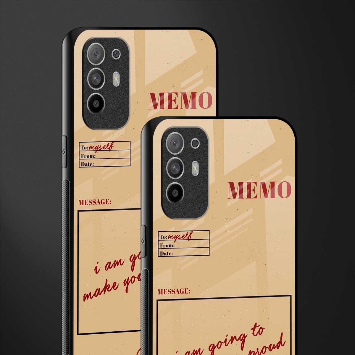 memo glass case for oppo f19 pro plus image-2